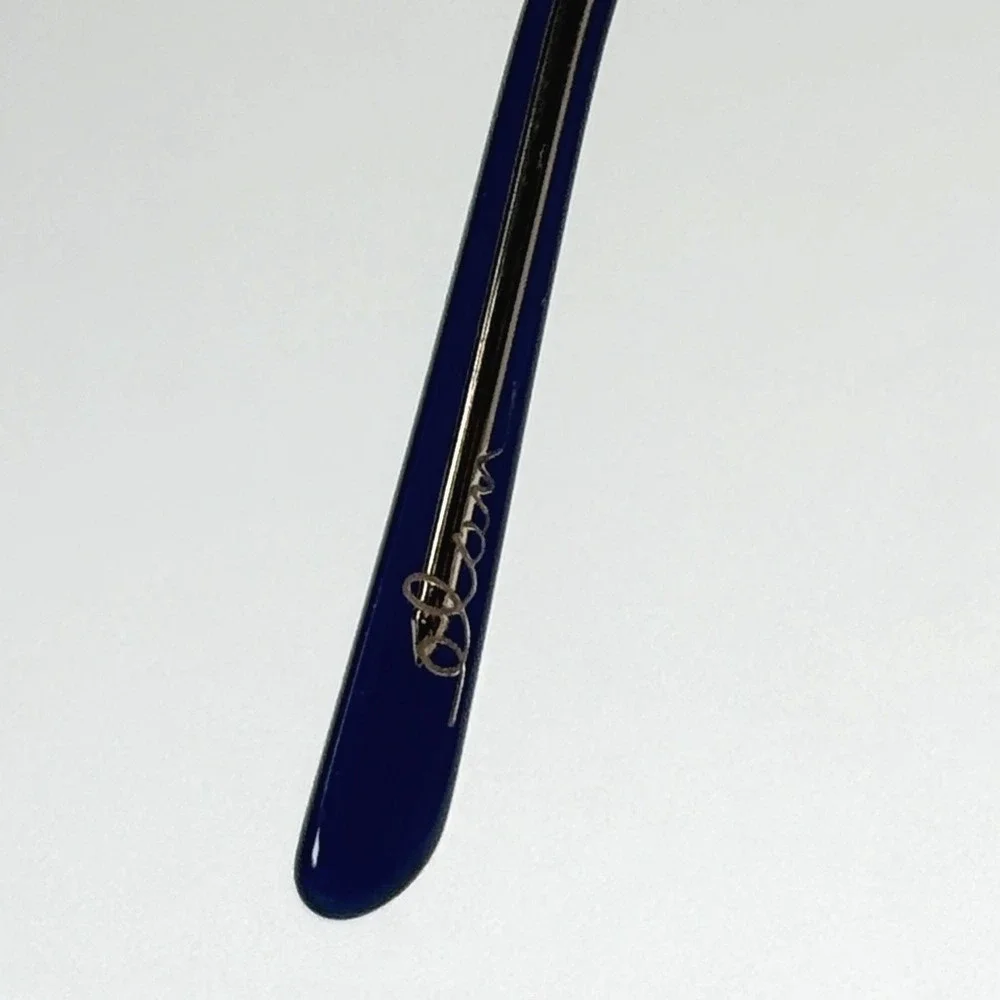 ELAN 9416 Eyeglasses Frame Only 52-16-135 Blue Honey Womens Rectangle Full Rim